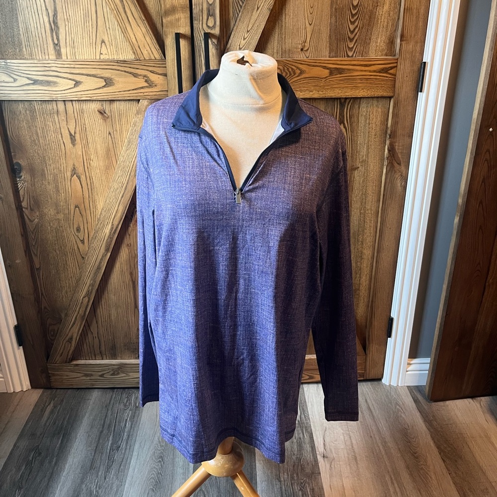 BUGATCHI quarter zip pullover M - Picture 3 of 11